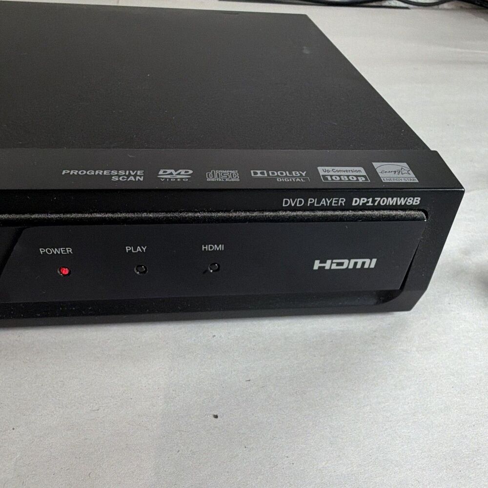 Magnavox DP170MW8B DVD Player w/ HDMI, Progressive Scan, Black, R1